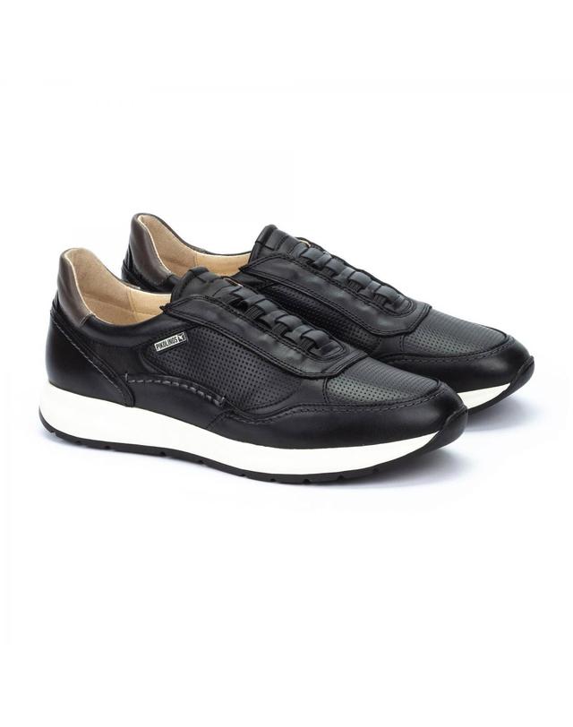 피콜리노스 피콜리노스 프리미엄 레더 컴포트 남성 스니커즈 GETAFE M2B-6284C1 BLACK 블랙 착용컷