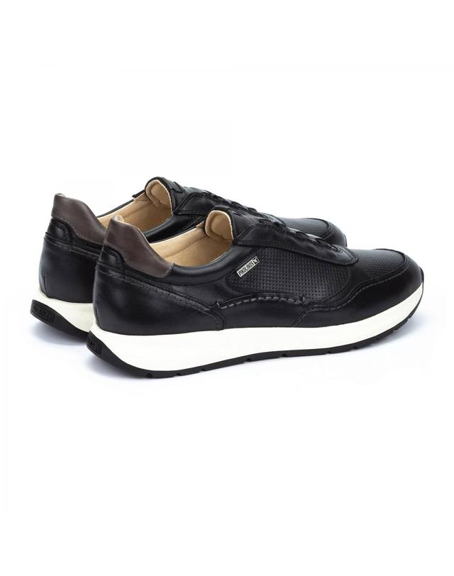 피콜리노스 피콜리노스 프리미엄 레더 컴포트 남성 스니커즈 GETAFE M2B-6284C1 BLACK 블랙 착용컷