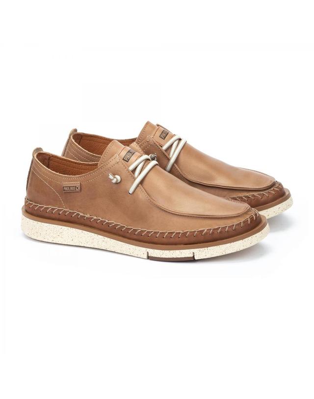 피콜리노스 피콜리노스 컴포트 천연가죽 캐주얼 로퍼 SAN JUAN M6L-4274C1 CASTOR 브라운 착용컷