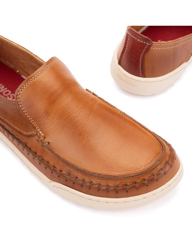 피콜리노스 피콜리노스 컴포트 천연가죽 로퍼 ARENAL M4W-3231C1 BRANDY 카멜 착용컷