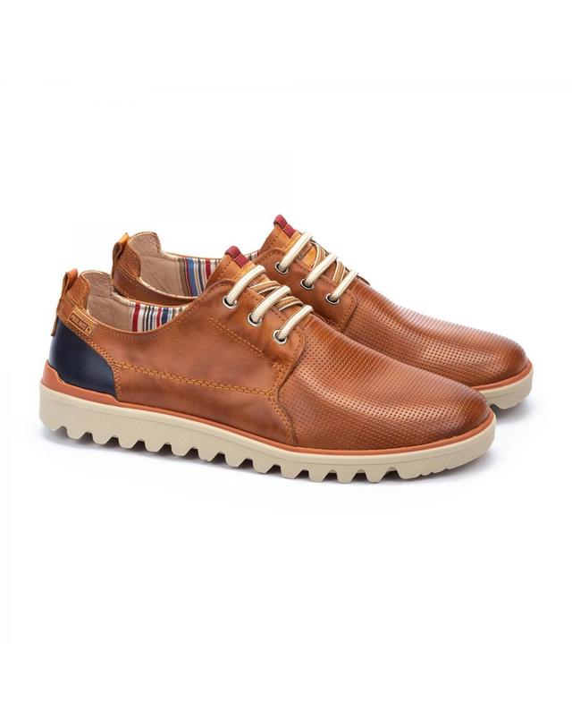 피콜리노스 피콜리노스 스포티 솔 캐주얼 블루처 TABERNAS M5V-4175 BRANDY 브라운 착용컷