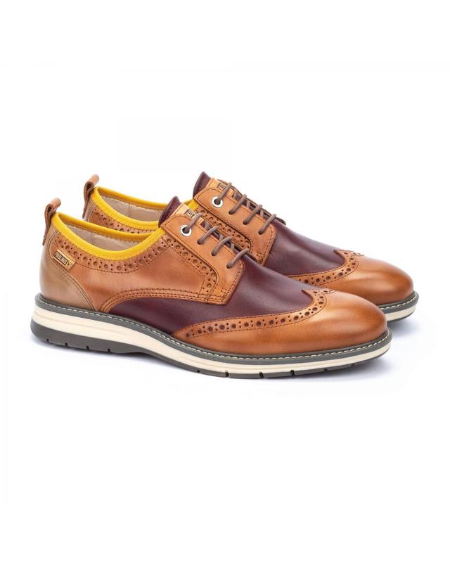 피콜리노스 피콜리노스 브로그 클래식 컴포트 남성 더비화 CANET M7V-4137C2 BRANDY 멀티컬러 착용컷