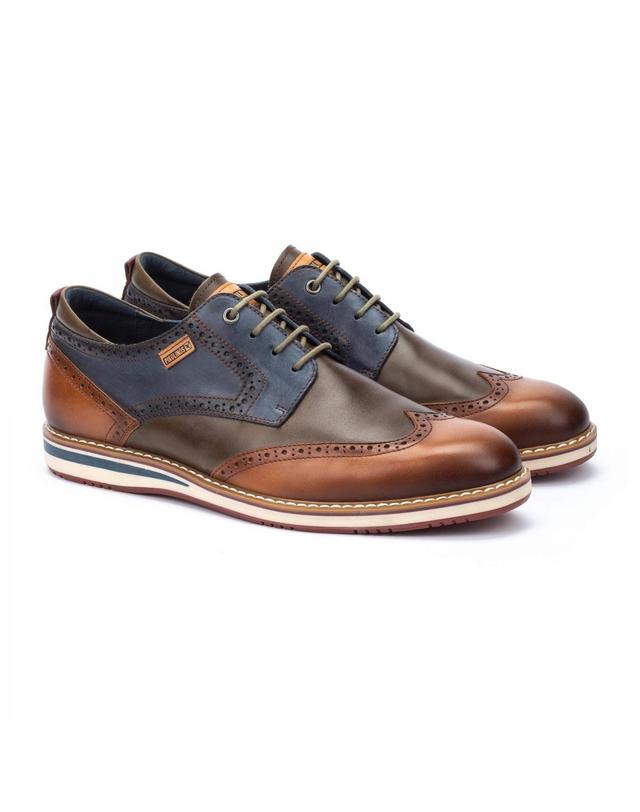 피콜리노스 피콜리노스 클래식 브로그 옥스포드화 AVILA 남성 드레스슈즈 M1T-4191C1 BRANDY 멀티컬러 착용컷