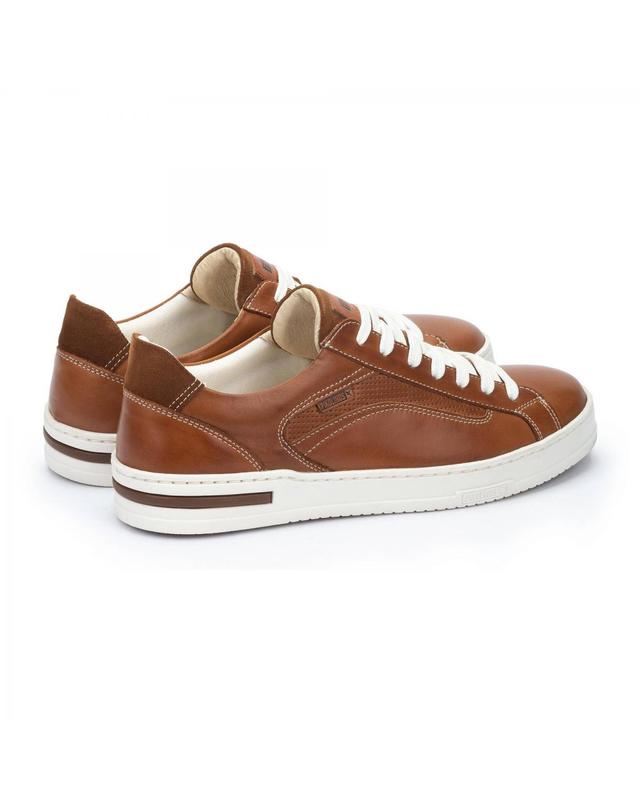 피콜리노스 피콜리노스 클래식 레더 베이직 스니커즈 XATIVA M1K-6307C3 BRANDY 브라운 착용컷