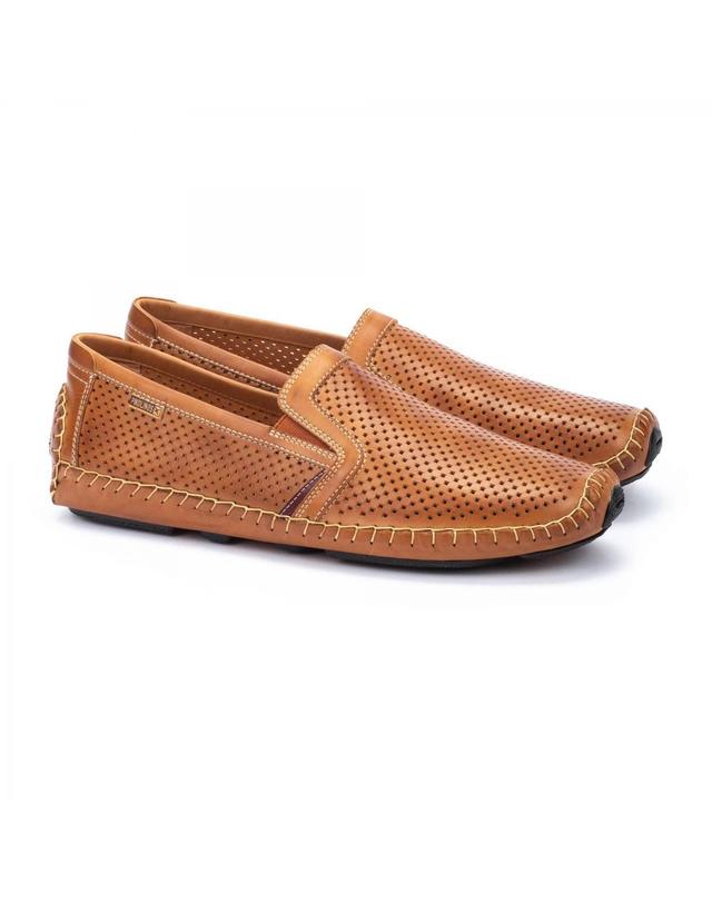 피콜리노스 피콜리노스 펀칭 레더 컴포트 로퍼 JEREZ 09Z-3100XL BRANDY 카멜 착용컷