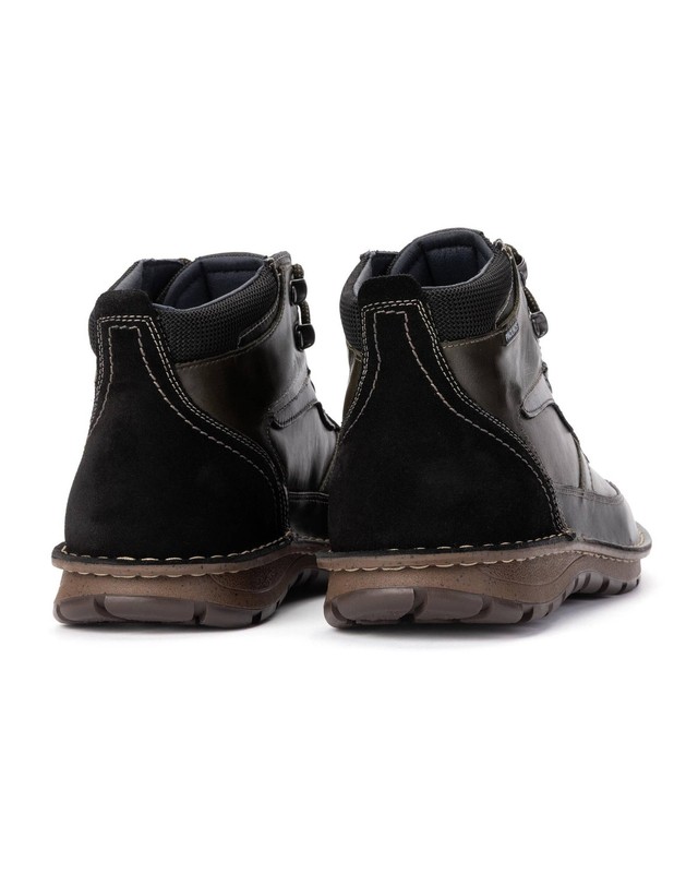 피콜리노스 피콜리노스 가죽 앵클 레이스업 부츠 M2T-8067C1 PINE 멀티컬러 착용컷
