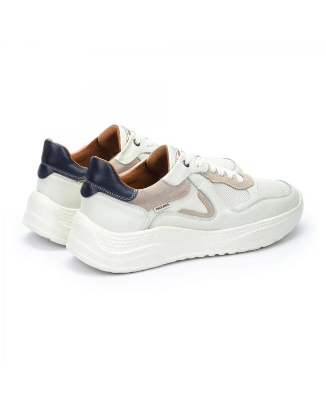 피콜리노스 피콜리노스 테크니컬 초경량 메모리폼 로우탑 스니커즈 MOTRIL M2C-6387C3 OFF WHITE 화이트 착용컷