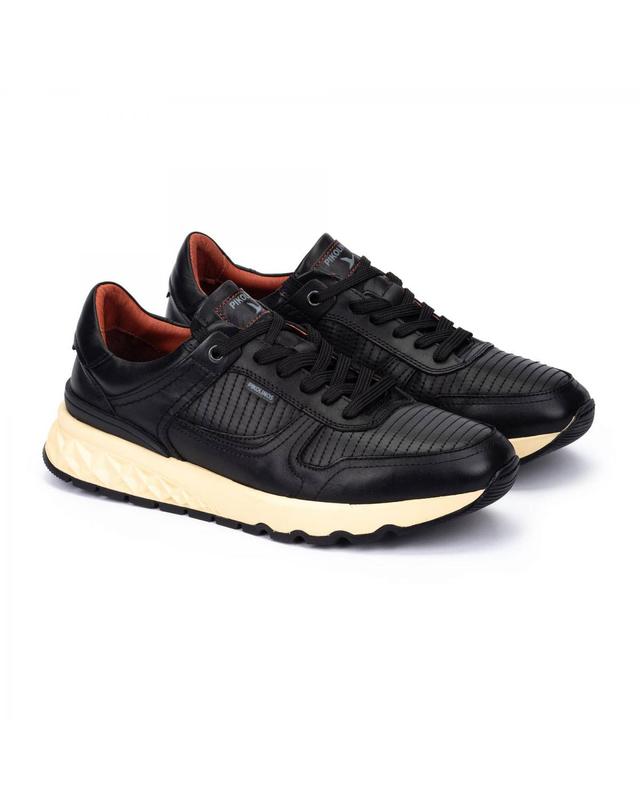 피콜리노스 피콜리노스 베이직 컴포트 로우탑 스니커즈 ARANDA M8R-6239 BLACK 블랙 착용컷
