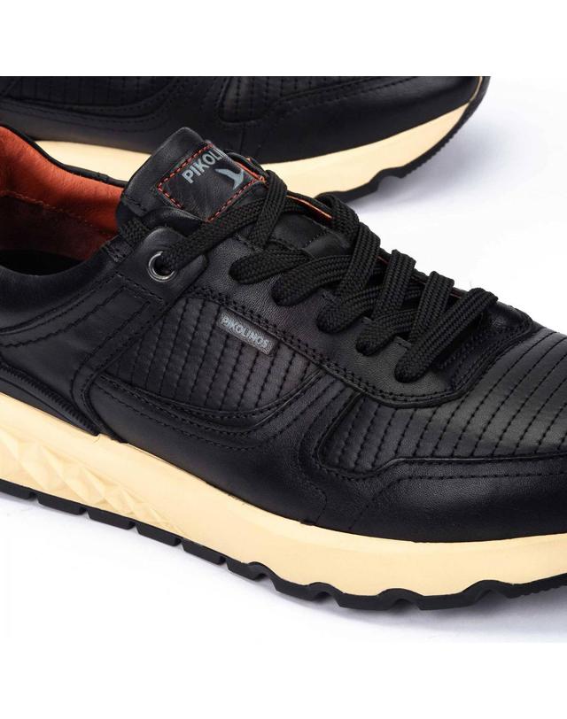 피콜리노스 피콜리노스 베이직 컴포트 로우탑 스니커즈 ARANDA M8R-6239 BLACK 블랙 착용컷