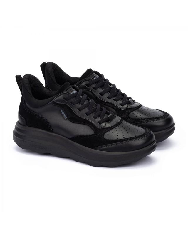 피콜리노스 피콜리노스 울트라라이트 쿠셔닝 블랙 로우탑 스니커즈 ZAHARA W1D-6683C4 BLACK 착용컷