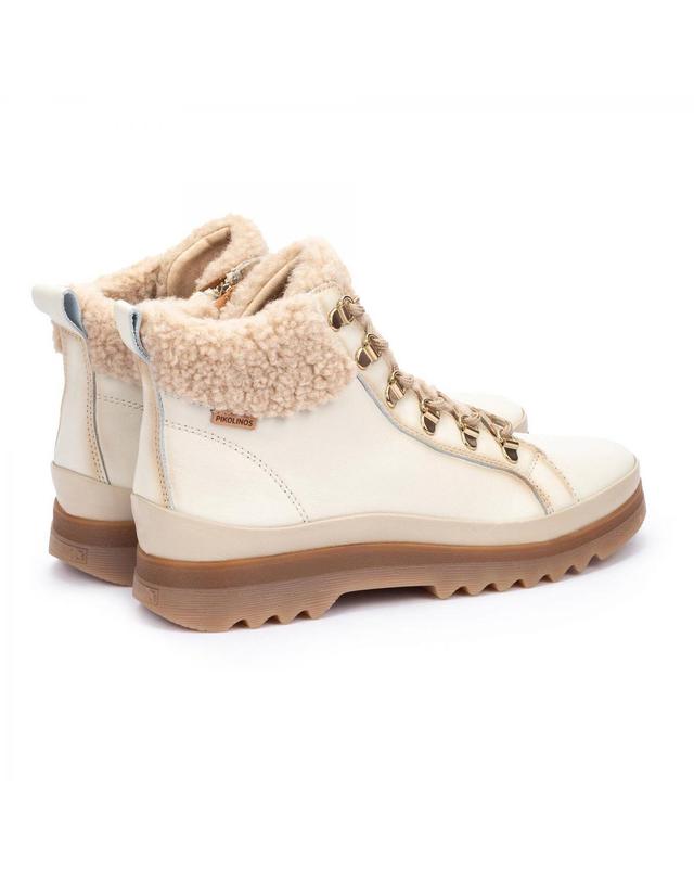 피콜리노스 피콜리노스 아웃도어 트레킹 퍼 앵클부츠 VIGO 아이보리 W3W-8738C1 NATA 착용컷