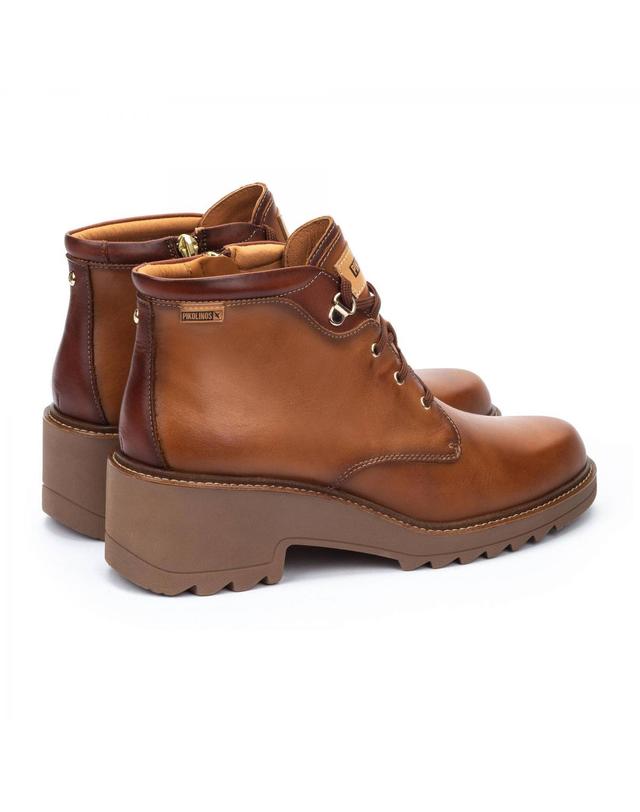 피콜리노스 피콜리노스 베이직 레이스업 앵클부츠 ALCARAZ W7A-8555C1 BRANDY 브라운 착용컷