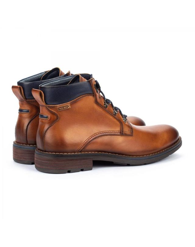 피콜리노스 피콜리노스 클래식 브라운 레더 앵클부츠 YORK PKM2M-8322 BRANDY 착용컷