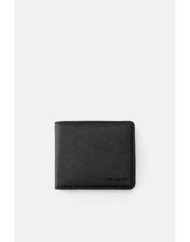 풀앤베어 블랙 미니멀 플레인 지갑 5131/740 BLACK
