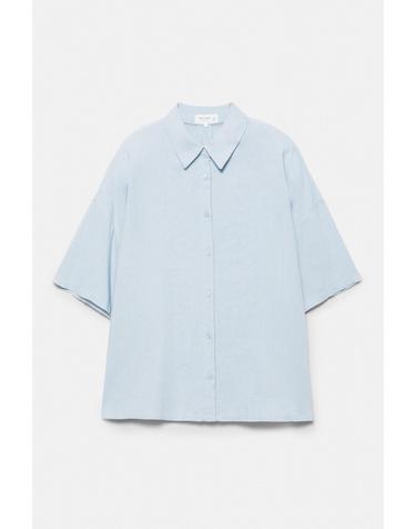 풀앤베어 린넨 혼방 반팔 셔츠 3460/335 SKY BLUE