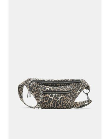풀앤베어 애니멀 프린트 캔버스 벨트백 4184/740 LEOPARD
