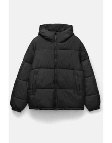 풀앤베어 후드 집업 패딩 자켓 7700/536 BLACK