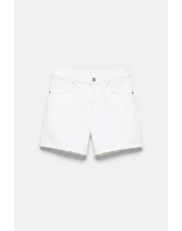 풀앤베어 화이트 데님 버뮤다 반바지 3667/306 WHITE