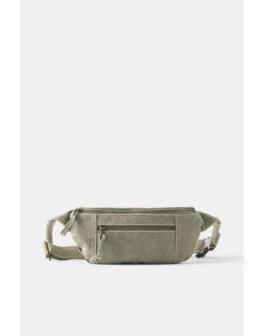 풀앤베어 캔버스 벨트백 5037/840 KHAKI