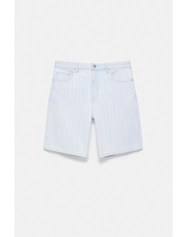 풀앤베어 스탠다드 자카드 데님 반바지 7667/502 PALE BLUE