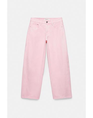 풀앤베어 배기핏 핑크 데님 팬츠 7670/309 PINK