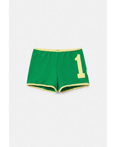 풀앤베어 브라질 그래픽 미니 반바지 7665/311 GREEN