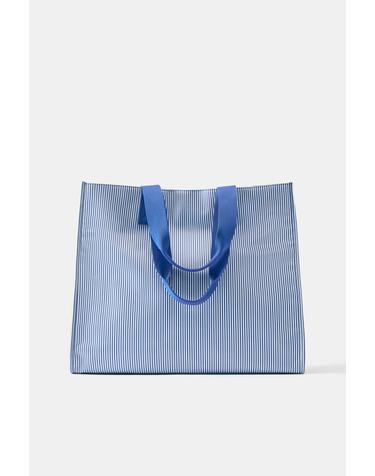 풀앤베어 스트라이프 롱 스트랩 쇼퍼백 5055/840 BLUE