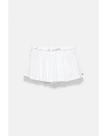 풀앤베어 스위스 자수 러플 미니 스커트 3385/329 ICE