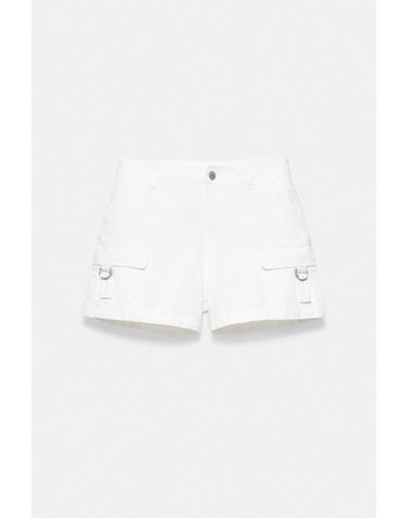 풀앤베어 릴렉스핏 카고 버뮤다 반바지 3665/309 WHITE