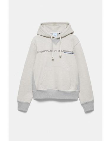 풀앤베어 그래픽 포켓 후드 스웨트셔츠 7558/530 GREY/CAMEL