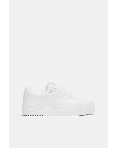 풀앤베어 플랫폼 캐주얼 스니커즈 1303/740 WHITE