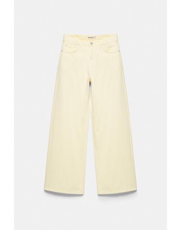 풀앤베어 로우라이즈 오버핏 배기 데님 팬츠 3660/311 YELLOW