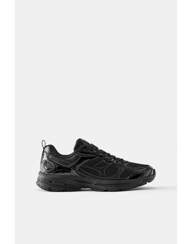 풀앤베어 청키솔 멀티피스 레이스업 스니커즈 2309/840 BLACK