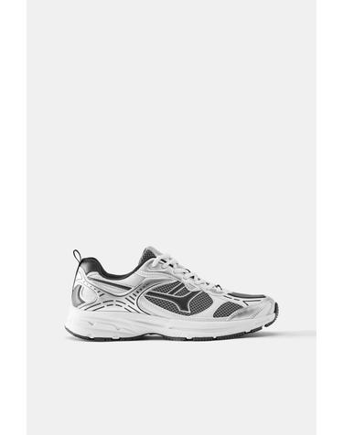 풀앤베어 멀티피스 청키솔 메탈릭 스니커즈 2309/840 SILVER