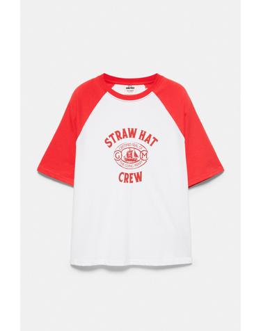 풀앤베어 원피스 그래픽 라글란 반팔 티셔츠 7231/521 REDDISH