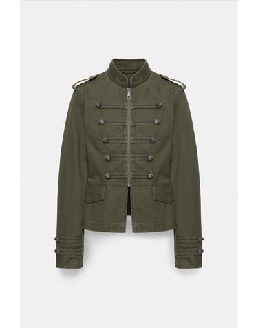 풀앤베어 슬림핏 토글 버튼 밀리터리 자켓 7720/356 DARK KHAKI