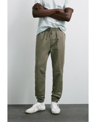 풀앤베어 레귤러핏 조거 팬츠 7670/503 DARK KHAKI