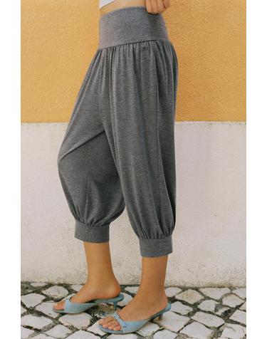 풀앤베어 하이웨이스트 크롭 사루엘 팬츠 7670/331 GREY MARL