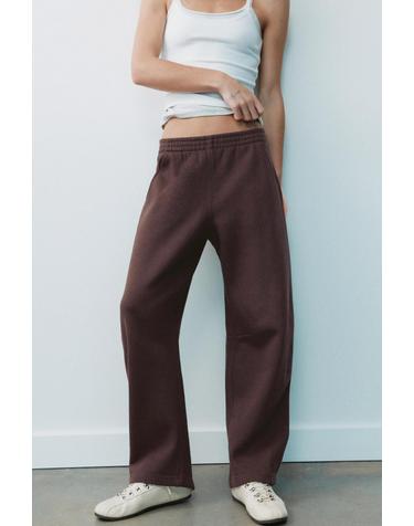 풀앤베어 배럴핏 스웨트 조거 팬츠 7670/324 BROWN