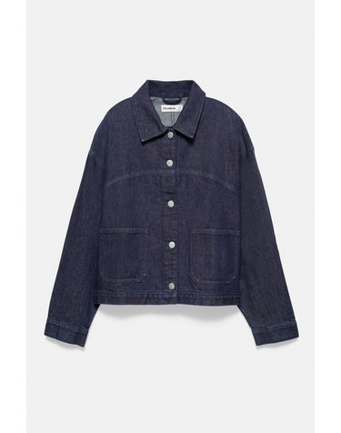 풀앤베어 박시핏 포켓 데님 오버셔츠 7460/319 NAVY