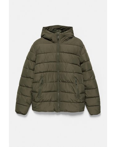 풀앤베어 후드 집업 숏 패딩 자켓 7720/503 DARK KHAKI