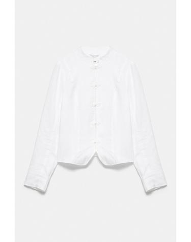 풀앤베어 린넨 토글 크롭 재킷 7720/366 WHITE