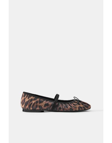 풀앤베어 애니멀 프린트 발레리나 플랫 1415/840 LEOPARD