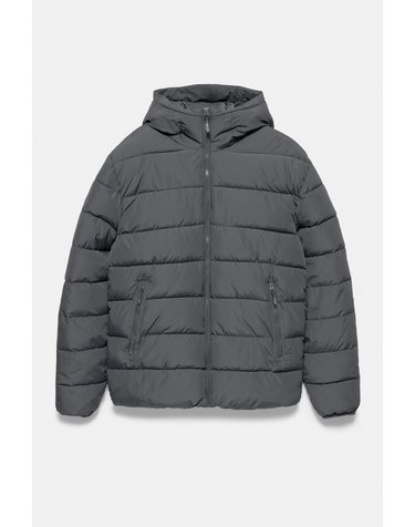 풀앤베어 후드 포켓 집업 패딩 자켓 7720/503 DARK GREY