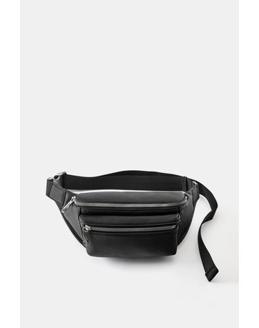 풀앤베어 멀티 포켓 크로스 벨트백 5048/840 BLACK