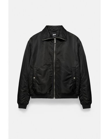 풀앤베어 셔츠 칼라 봄버 재킷 7720/514 BLACK