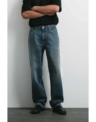 풀앤베어 스트레이트핏 5포켓 청바지 7660/502 DARK BLUE