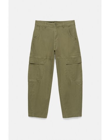 풀앤베어 배럴핏 카고 팬츠 7671/517 KHAKI