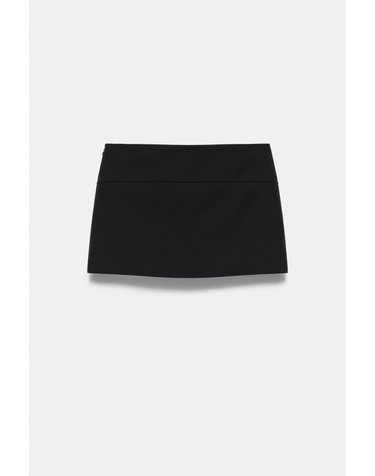 풀앤베어 블랙 미니 스커트 팬츠 7385/315 BLACK