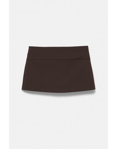 풀앤베어 브라운 미니 스커트 팬츠 7385/315 BROWN